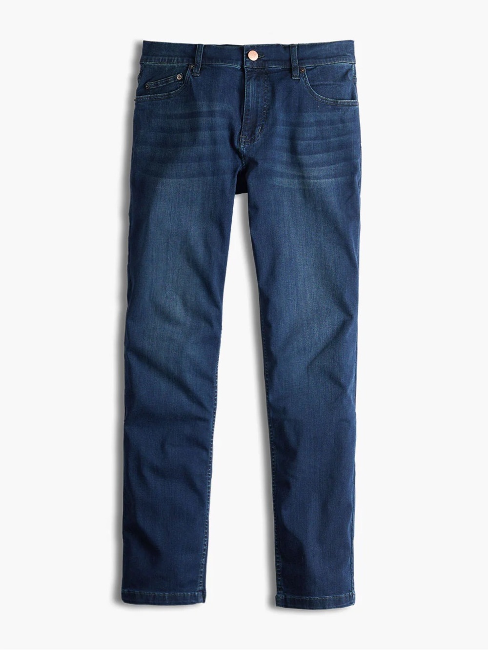 Men's Straight Fit Jeans in Deep Blue